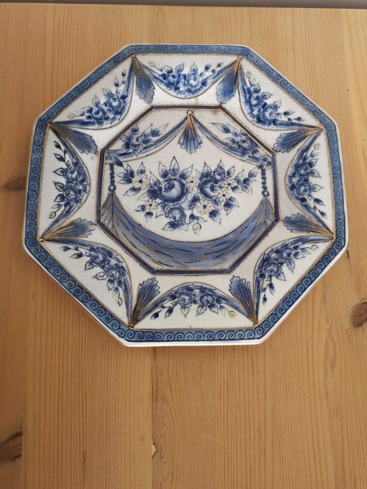 Prato decorativo octogonal