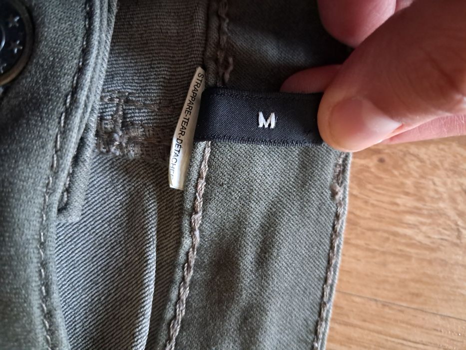 Cazedonia spodnie bojówki M zieleń