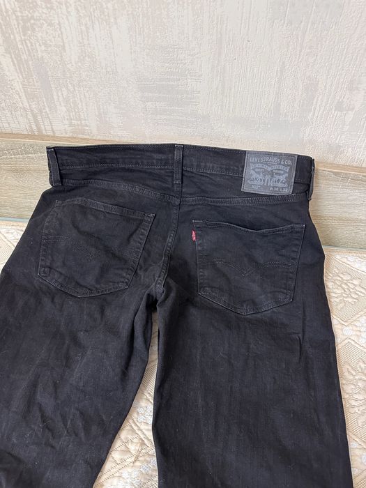 Джинси Levis 502 W36 L32 Чорні Тягнуться Штани Брюки