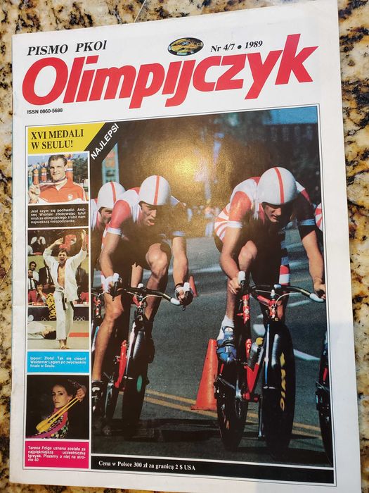 czasopismo Olimpijczyk nr 4(7) z 1989r.