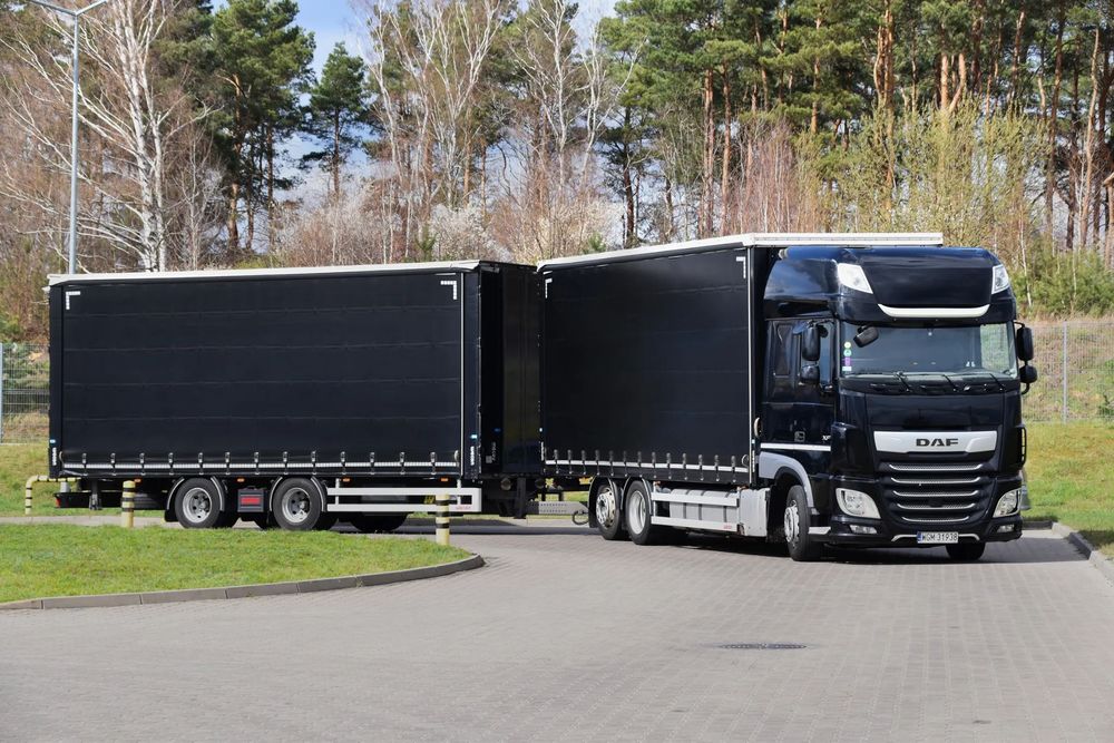 DAF XF 480 FAR  +przyczepa WIELTON 120 m3
