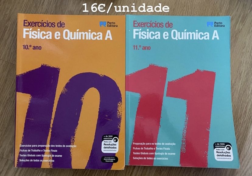 Livros Física e Química Matemática Biologia Geologia Filosofia