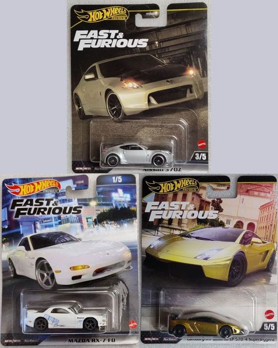 Машинки Hot wheels Premium Fast & Furious Форсаж: 400 грн