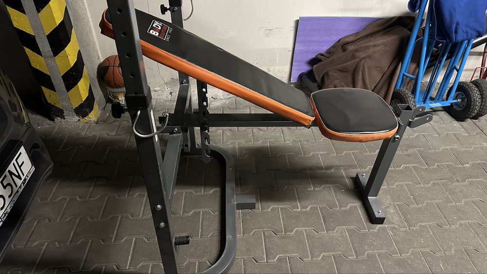 151.kg lawka regulowana stojaki gryf prosty hantle silownia