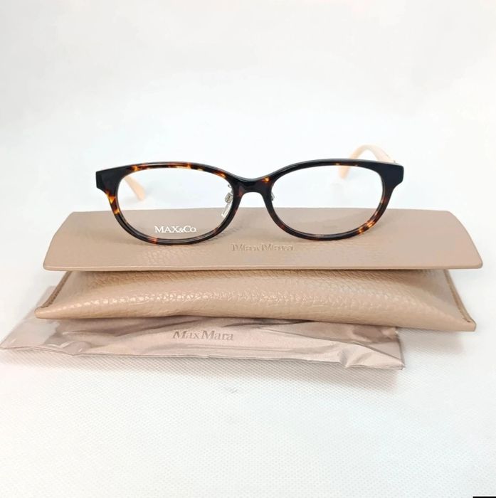 MAX&Co. Okulary Korekcyjne Damskie Żółwowe Zerówki Nowe Oryginalne