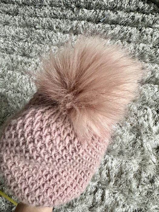 4F czapka zimowa damska M ekstra z pomponem