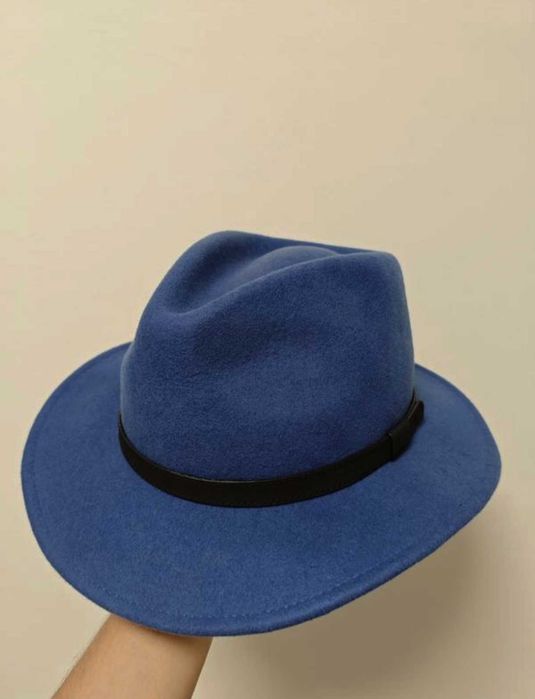 Stetson р 58 L  чоловічий синій фетровий капелюх мужская шляпа