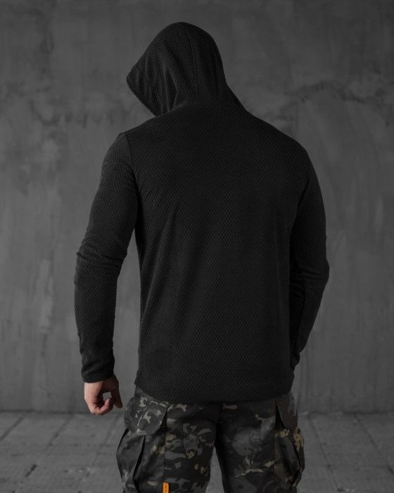 Фліска тактична sota black / кофта тактическая сота черная