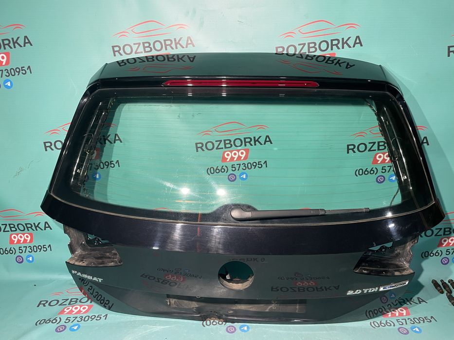 Кришка багажника vw Passat B8 variant ляда Пассат б8 шрот