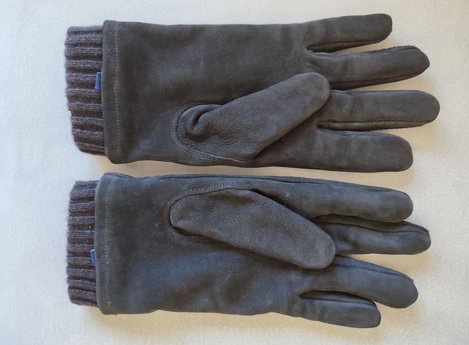 Luvas Gant em pele e lã L [Novo]