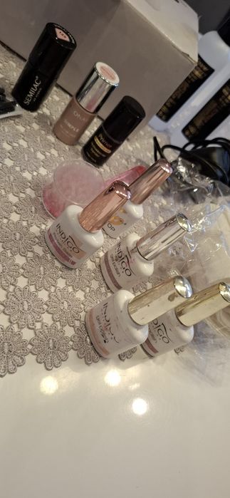 Zestaw do hybrydy lampa lakiery pędzelki