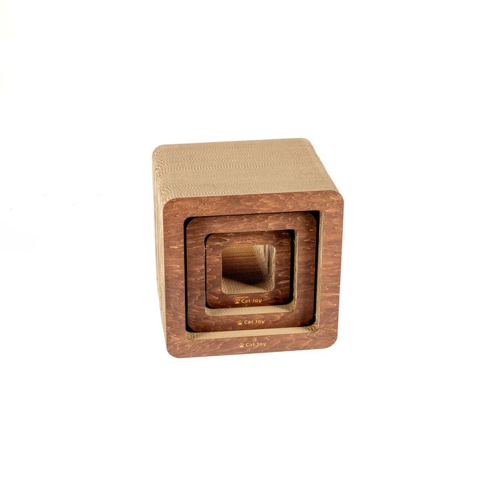 Кігтеточки, дряпки, когтеточки будиночки для котів “Бохо” Коричневий