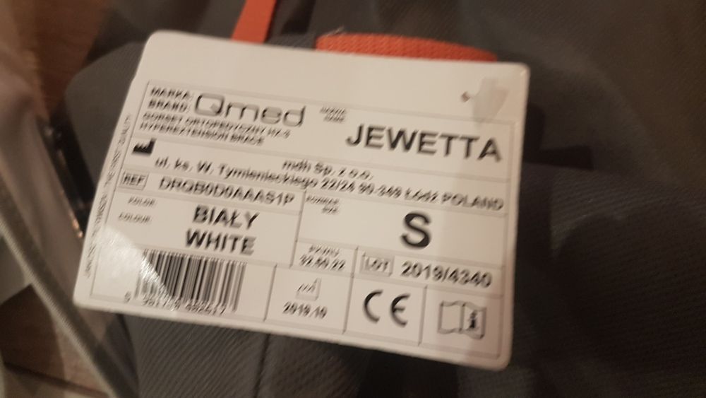 Qmed Jewetta S - Gorset usztywniający kręgosłup