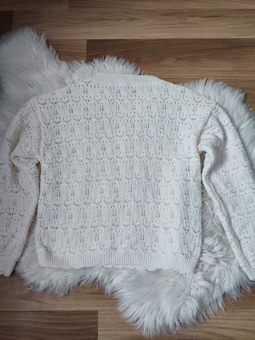 Sweter sweterek ażurowy c&a roz 134