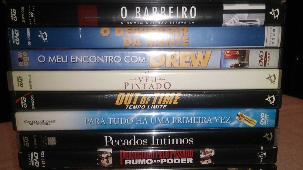 filmes dvds diversos (preço por unidade 1 euro)