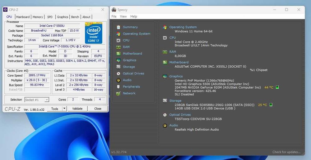 PC Portátil Asus i7