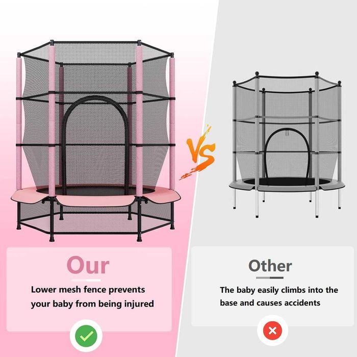 Nowa trampolina 140cm/ skocznia/ zabawa/ do ogrodu/dla dzieci !A2823!
