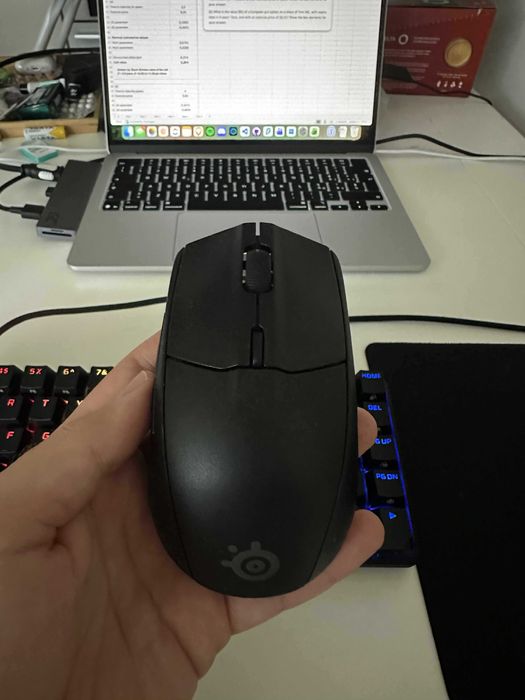 Conjunto PC Gaming - Monitor LG 27 + Teclado HyperX + Rato SteelSeries