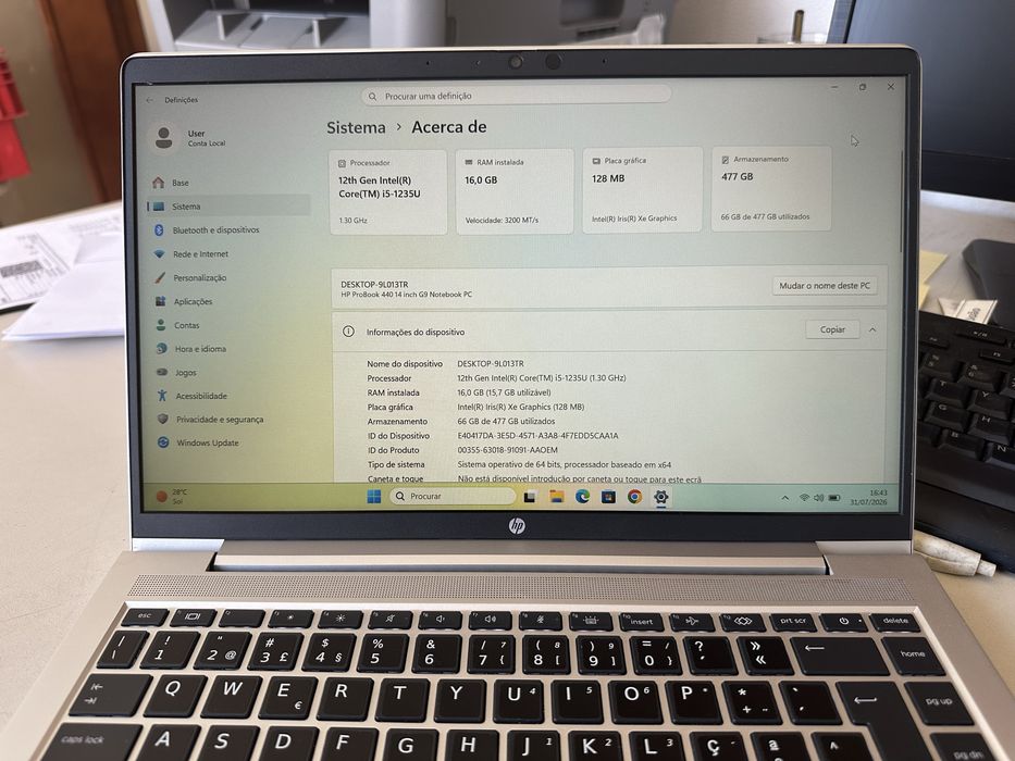 Portátil HP Probook 440 g9