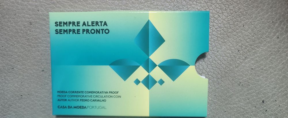 Moeda 2€ proof 2025 comemorativa,  alusiva ao movimento escoteiro.