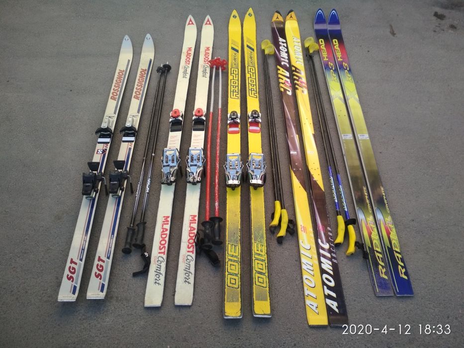 Лыжи горные спортивные Head Atomic Rossignol профессиональные