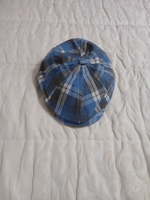 2 Bonés Novos / Nunca Usados Xadrez Verde e Azul