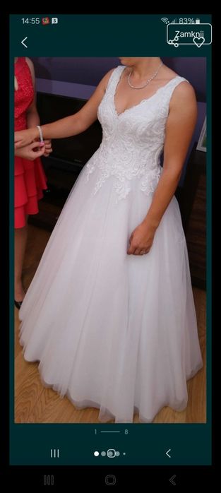 Suknia ślubna + welony