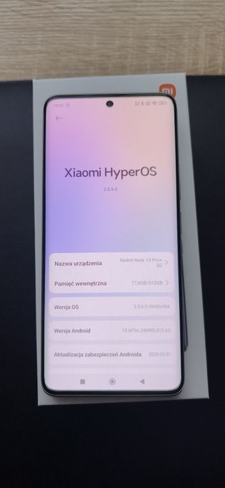 Redmi Note 13 Pro+ 12/512 GB Moonlight White GWARANCJA PROMOCJA