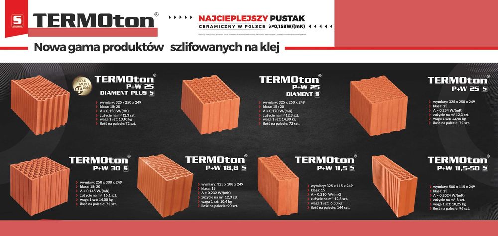 TERMOton cegła dostawa w cenie ! Hurt i detal