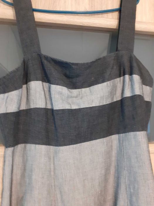 Sukienka i żakiet z lnu