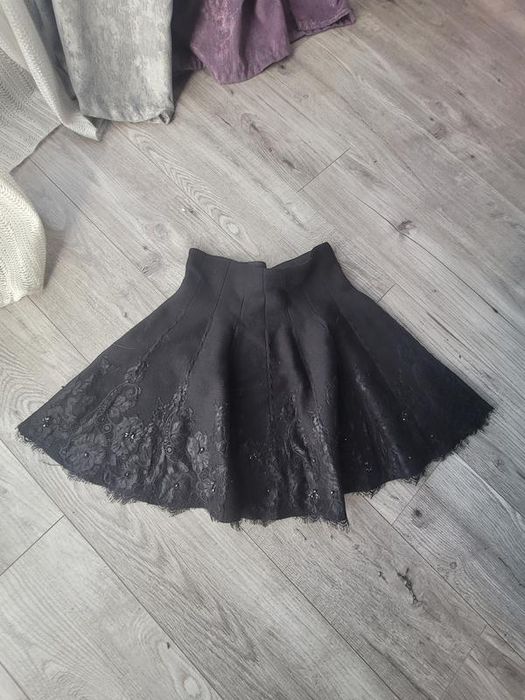 Теплая юбка шерсть Sandro s-m