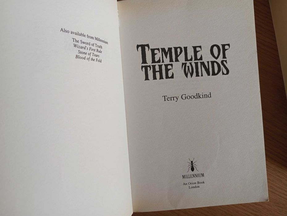 Temple Of The Winds - Phantom
de Terry Goodkind