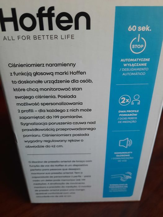 Ciśnieniomierz naramienny Hoffen