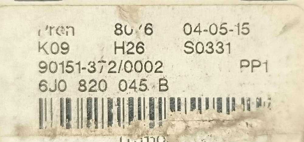 Comando Chauffage / Sofagem 6J0820045B - SEAT IBIZA IV