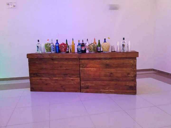 Serviços de bar e organização de eventos