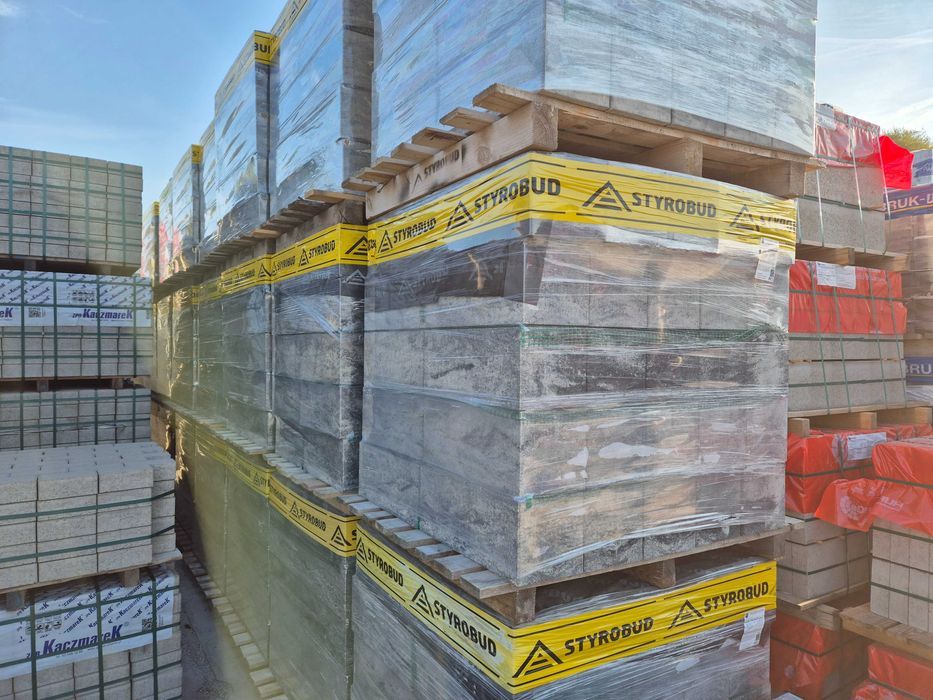 Pustaki ogrodzeniowe 50 x 20 x 20cm Styrobud dostawa ŻMIGRÓD