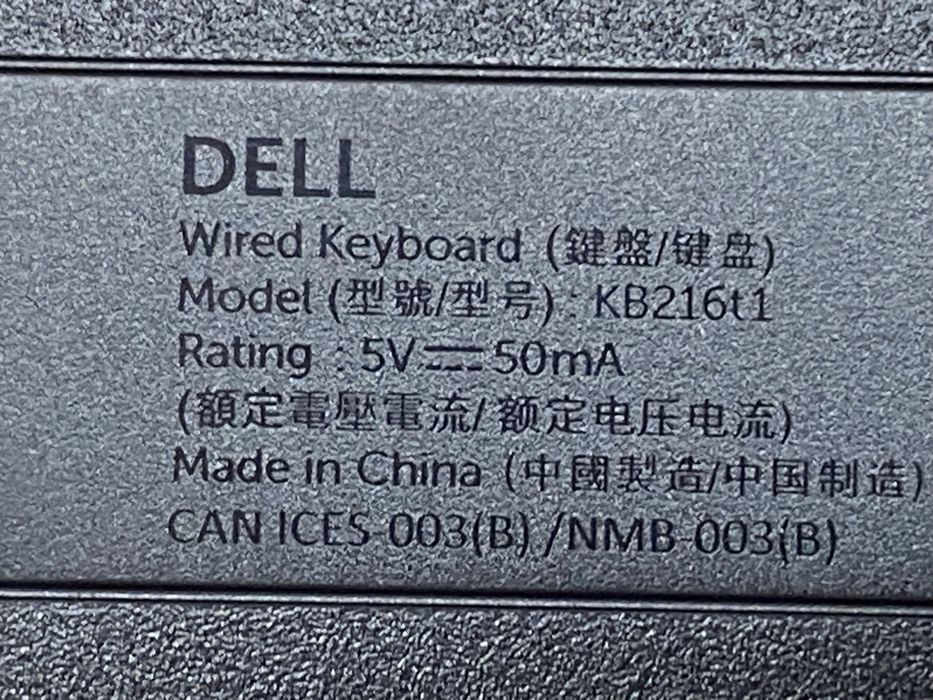 Клавіатура Dell KB216t Multimedia (нова, в упаковці) Кирилиця