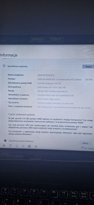 Laptop Acer Aspire V5-551