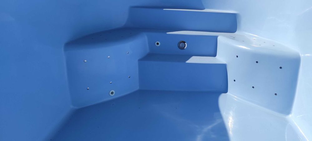 Całoroczny basen 10 os masaż pokrywa LED balia jacuzzi sauna transport