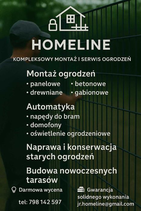 Kompleksowy montaż ogrodzeń i automatyki do bram