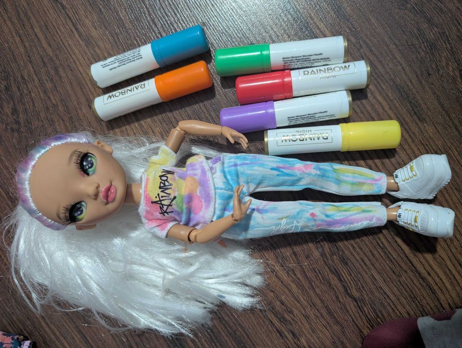 Lalka Rainbow High do malowania