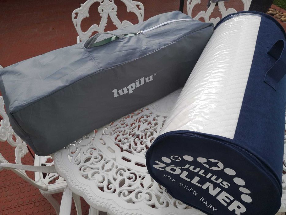 Berço de viagem com colchão da Julius Zöllner