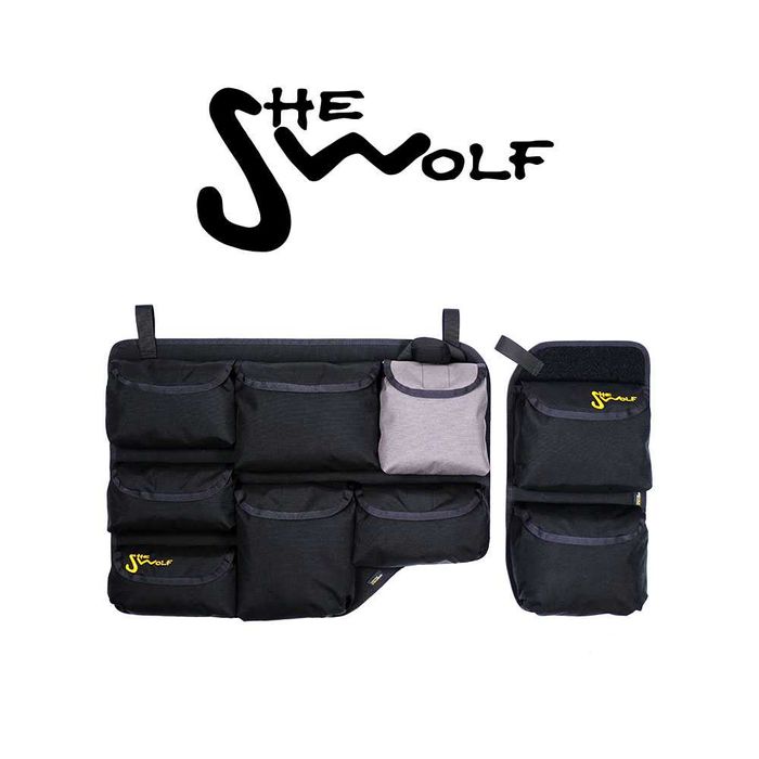 SHE-WOLF Organizer na szyby drzwi tył INEOS GRENADIER z torebką zrywką