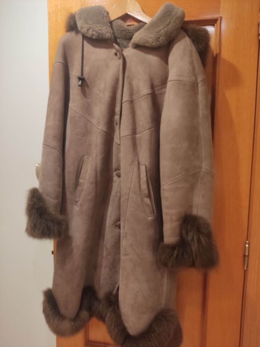 Kożuch damski z naturalnej skóry