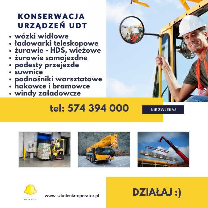 Badania UDT, Konserwacja, Resurs, itp.