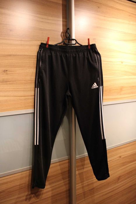 PRAWIE NOWE Spodnie dresowe,męskie,ADIDAS,L,czarne