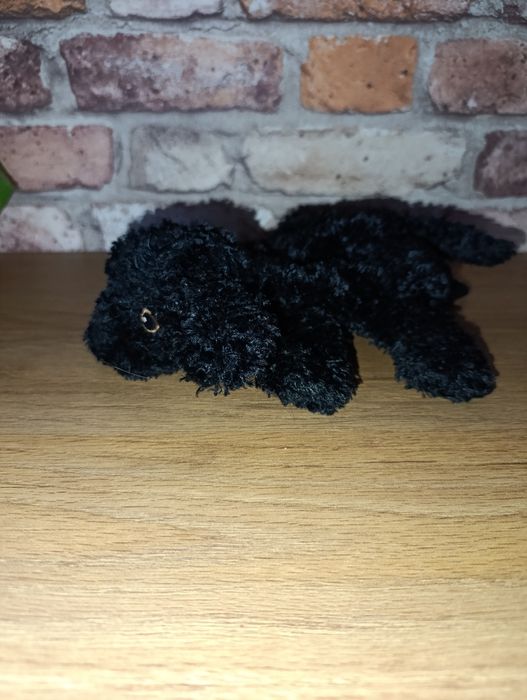 Pacynka maskotka czarny piesek spaniel z Ikea Unikat