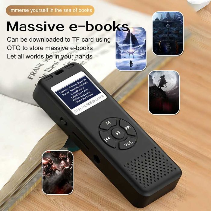 Mini gravador de áudio/som/voz digital 8 gb