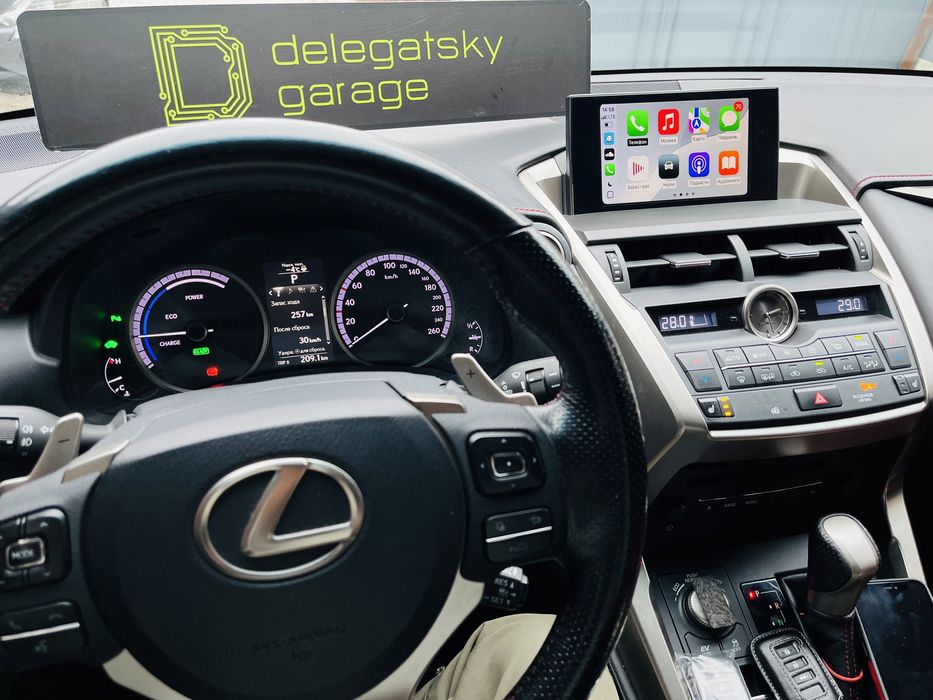 Lexus Apple Car Play Waze Google карплей вейз навигация русификация