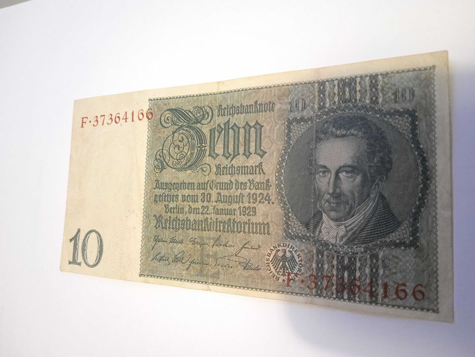Banknot 10 marek - 1929